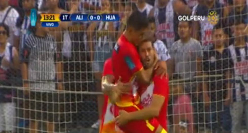Mauricio Montes anotó el primer gol del partido al minuto 14. (Foto: Captura)