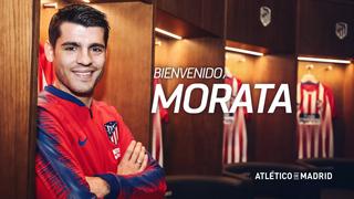 Álvaro Morata, oficializado como nuevo jugador del Atlético de Madrid