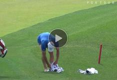 YouTube: golfista se sacó el pantalón para lanzar y no creerás qué pasó