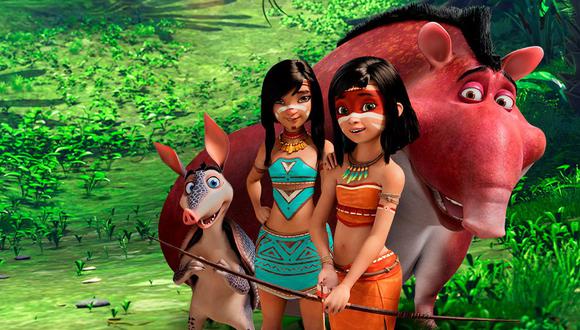 “Ainbo, la guerrera del Amazonas” está basada en mitos amazónicos, la cinta sigue a una niña que buscará salvar su ecosistema de la maldad del ser humano. (Foto: Captura de pantalla)