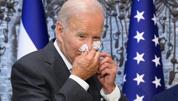 El presidente de los Estados Unidos, Joe Biden dijo el 21 de julio de 2022 que estaba "muy bien" después de que la Casa Blanca anunciara que había contraído Covid-19 y se estaba aislando con síntomas leves. (Foto: MANDEL NGAN / AFP)