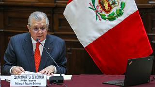 Canciller Maúrtua considera que expulsar a la DEA sería negativo para la lucha antidrogas en el Perú