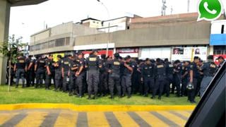 Casa de Humala es custodiada al extremo por marcha de jóvenes