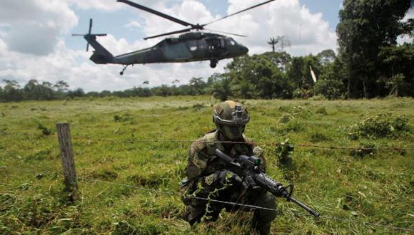 La aeronave Black Hawk tenía matrícula EJC 2166 de la Aviación del Ejército de Colombia. | Foto: Reuters