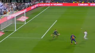 Thibaut Courtois evitó el 1-0 en contra del Madrid en 'El Clásico’ tras una asombrosa atajada a Arthur | VIDEO