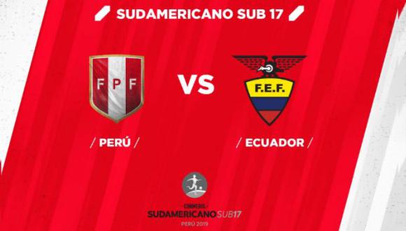 Perú vs. Ecuador: día, hora y canal del duelo por cuarta fecha del hexagonal final del Sudamericano Sub 17. (Foto: Twitter Sudamericano)