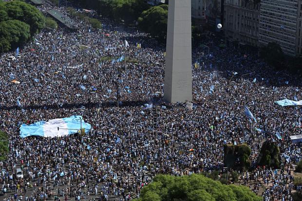 Argentina celebra el Mundial