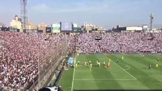 Emocionante: el gol de Leyes visto desde la tribuna [VIDEO]