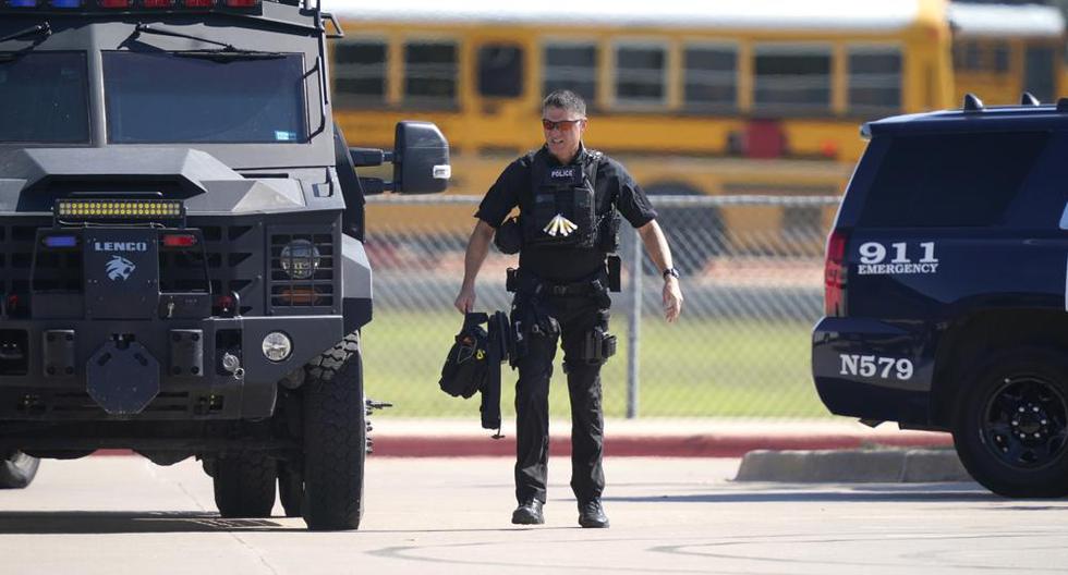 Un estudiante abrió fuego dentro de una escuela secundaria en el área de Dallas, Texas, durante una pelea. (Foto: AP).