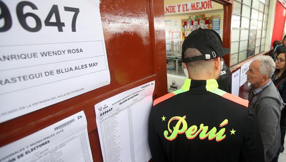 El 26 de enero se realizarán las Elecciones 2020 en el Perú y en diferentes partes del mundo, donde existan electores peruanos empadronados. (Foto: Juan Ponce Valenzuela/GEC)
