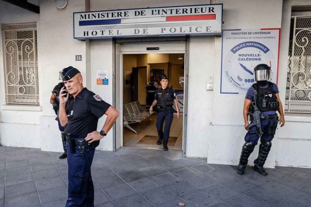 French authorities have increased security deployment in New Caledonia.  (GET IMAGES).