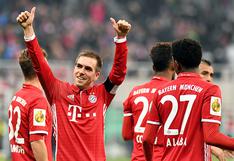 Bayern Munich goleó al Wolfsburgo y se metió a los cuartos de final de la Copa de Alemania
