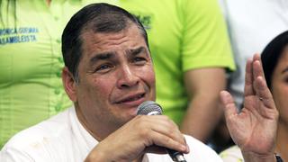 Rafael Correa: "No tengo ningún contacto" con el presidente Moreno