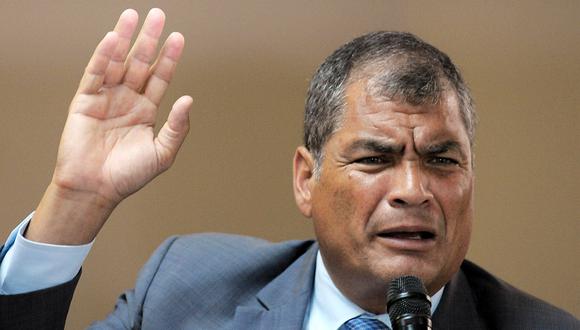 Rafael Correa, ex presidente de Ecuador. (Foto: EFE/Marcos Pin)