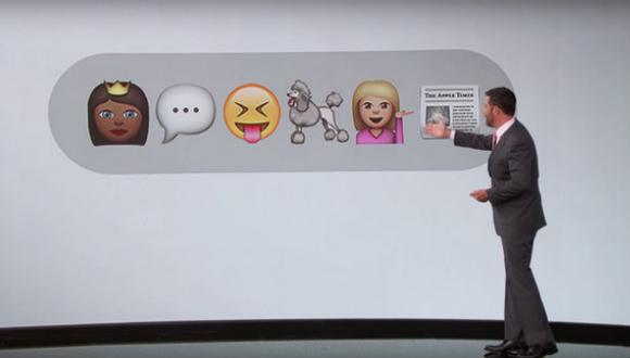 Jimmy Kimmel explica con emojis lo que pasó en los VMA