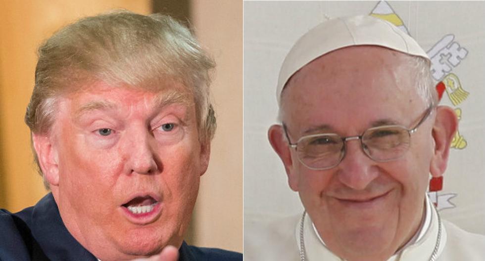 Donald Trump consideró \"vergonzoso\" que el papa Francisco cuestione su fe cristiana. (Foto: EFE)