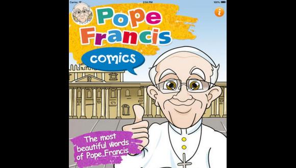 Los cómics del Papa Francisco en una app