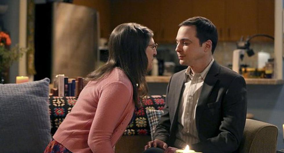 Mayim Bialik es Amy y Jim Parsons es Sheldon en 'The Big Bang Theory' (Foto: CBS)