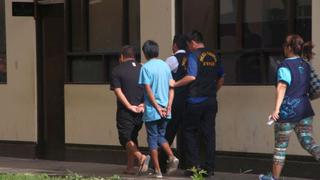 Trujillo: detienen a presuntos extorsionadores de 13 y 15 años