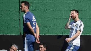 Scaloni sobre Lionel Messi en la selección argentina: “Cuando está con nosotros está mucho mejor”