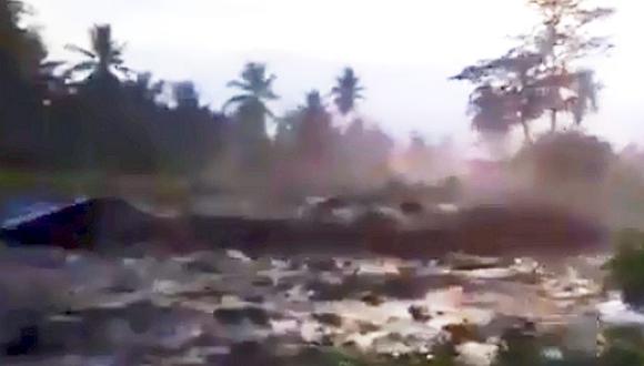 Terremoto en Indonesia: Este es el video más terrorífico del tsunami. (Captura)