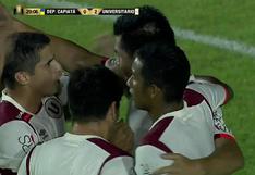 Universitario vs Capiatá: Hernán Rengifo anota el segundo gol "crema"