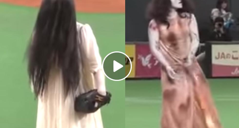 Este video de YouTube junta a las pesadillas de todos: la chica de \'El Aro\' y la de \'La Maldición\' en un partido de baseball. (Foto: captura)