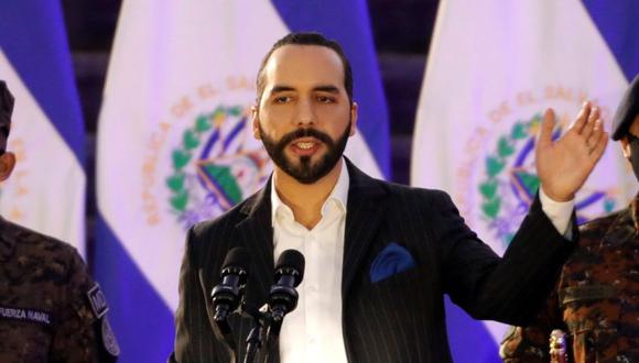 El presidente de El Salvador, Nayib Bukele, en San Salvador.