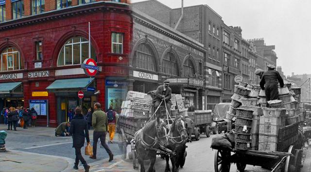 Lanzan una app que fotografía el pasado y presente de Londres - 1
