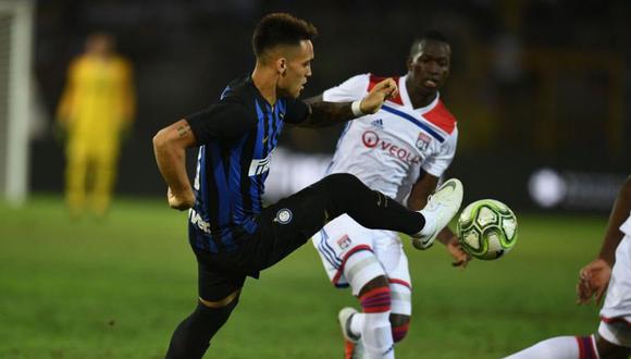 Inter de Milán venció por 1-0 al Lyon por la International Champions Cup. Lautaro Martínez fue el autor del único gol del encuentro (Foto: agencias)