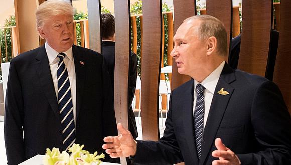 El presidente estadounidense Donald Trump y su par ruso Vladimir Putin mantuvieron un encuentro bilateral en la cumbre del G20 en Hamburgo. (Foto: Reuters)