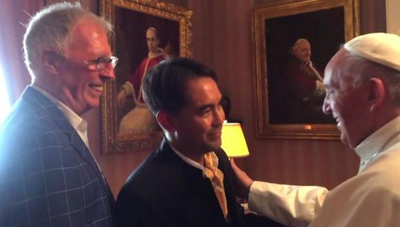 El papa Francisco se reunió con pareja gay en EE.UU. [VIDEO]
