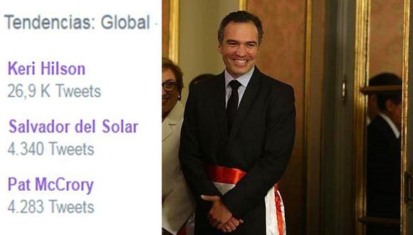 Salvador del Solar se convierte en tendencia mundial en Twitter