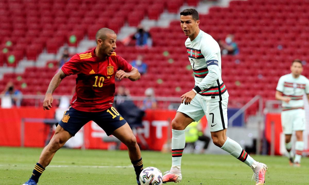 España vs. Portugal: las imágenes del partido en el Wanda Metropolitano | Foto: EFE