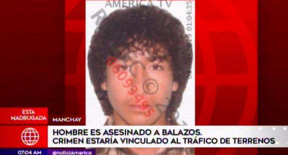 Omar Pinto Herrera recibió cuatro impactos de bala en el pecho. (Captura: América Noticias)