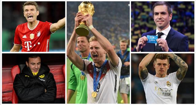 El presente de los campeones alemanes del Mundial Brasil 2014. (Foto: AFP)