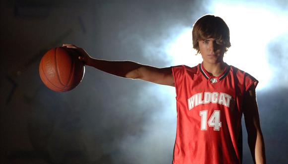 Zac Efron como Troy Bolton en "High School Musical". (Foto: Disney)