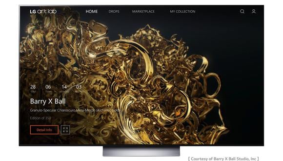 LG lanza plataforma para comprar y vender NFT desde el televisor. (Foto: LG)