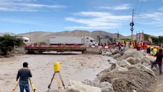 Lluvias en Perú: se inició el tránsito vehicular en el nuevo puente Sechín