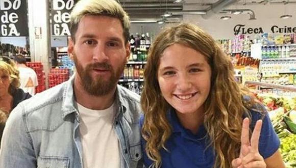 Lionel Messi en un supermercado: la foto que recorre el mundo