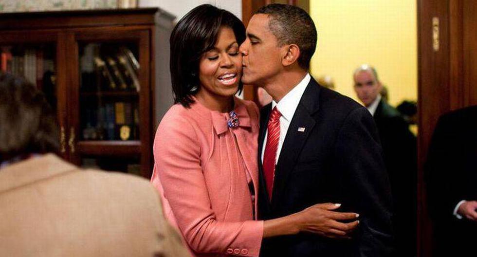 El presidente Barack Obama difundió esta tierna foto con su esposa Michelle. (Foto: @BarackObama)