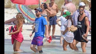 Así es un día de playa de Lionel Messi, Cesc Fábregas y sus familias