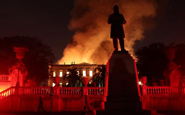 En el 2018 también fue pasto de las llamas el Museo Nacional de Río de Janeiro, con 200 años de antigüedad y 20 millones de piezas que databan de diferentes periodos y países.