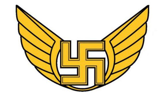Este era el emblema del Comando de la Fuerza Aérea de Finlandia (FAF), que dejó de usarse más de 70 años después del final de la Segunda Guerra Mundial. (MINISTERIO DE DEFENSA DE FINLANDIA).