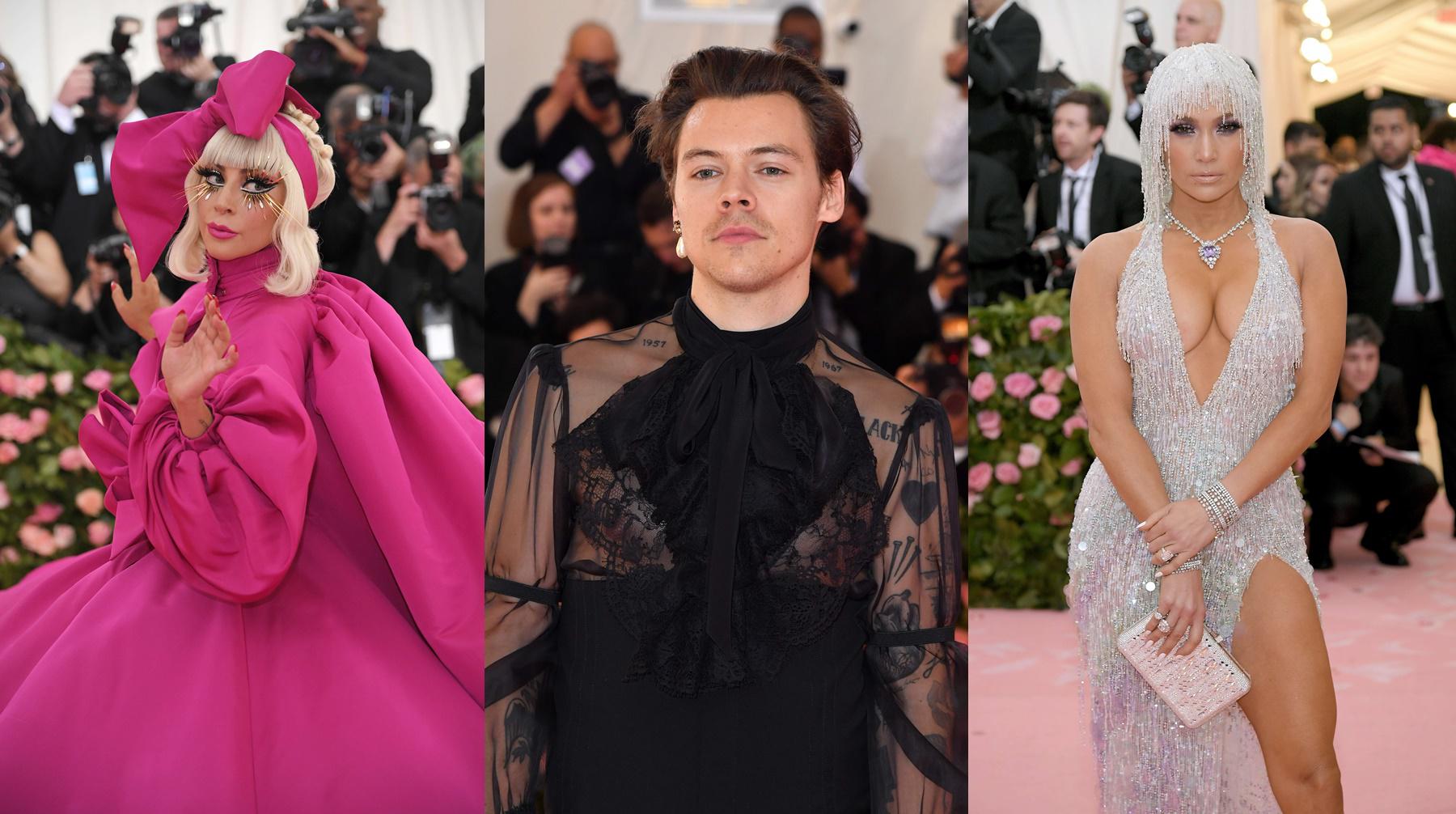 MET Gala 2019. Lady Gaga, Harry Styles y Jennifer López estuvieron entre los mejor vestidos del evento. Fotos: AFP.