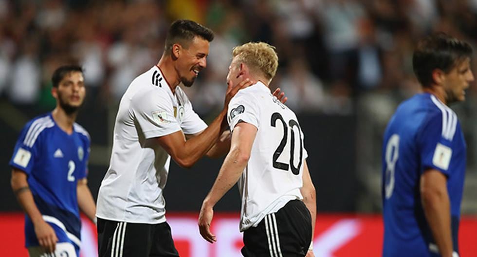 Alemania aplastó 7-0 a San Marino por la fecha 6 del Grupo H de las Eliminatorias europeas. (Foto: Getty Images)