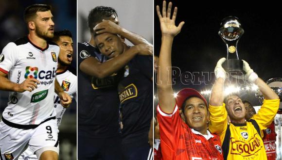 Los equipos peruanos han disputado 76 fases de la Copa Sudamericana y en 40 de ellas quedaron eliminadas en la primera ronda. Cristal y Melgar esperan levantar el nivel nacional. (Fotos: AFP / El Peruano)