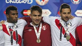 Fotos de la premiación de Perú con las medallas de bronce