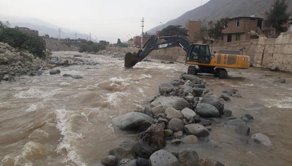 Los trabajos en el río Rímac se ejecutaron en seis tramos. (Ministerio de Vivienda)