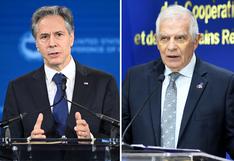 Blinken y Borrell hablan para coordinar la entrega de armas a Ucrania